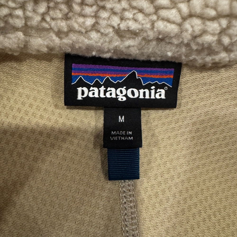 Patagonia Beige Fleece Jacket